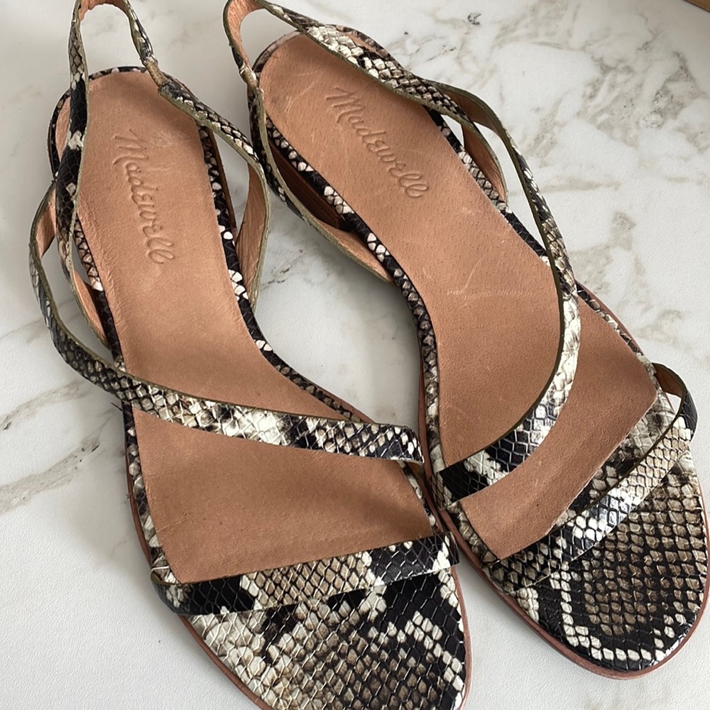 Made-well snakeskin sandals